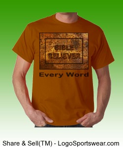 "Bible Believer" Gildan  Cotton Adult T-shirt Design Zoom