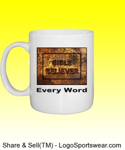 "Bible Believer" Custom Printed Mug Design Zoom